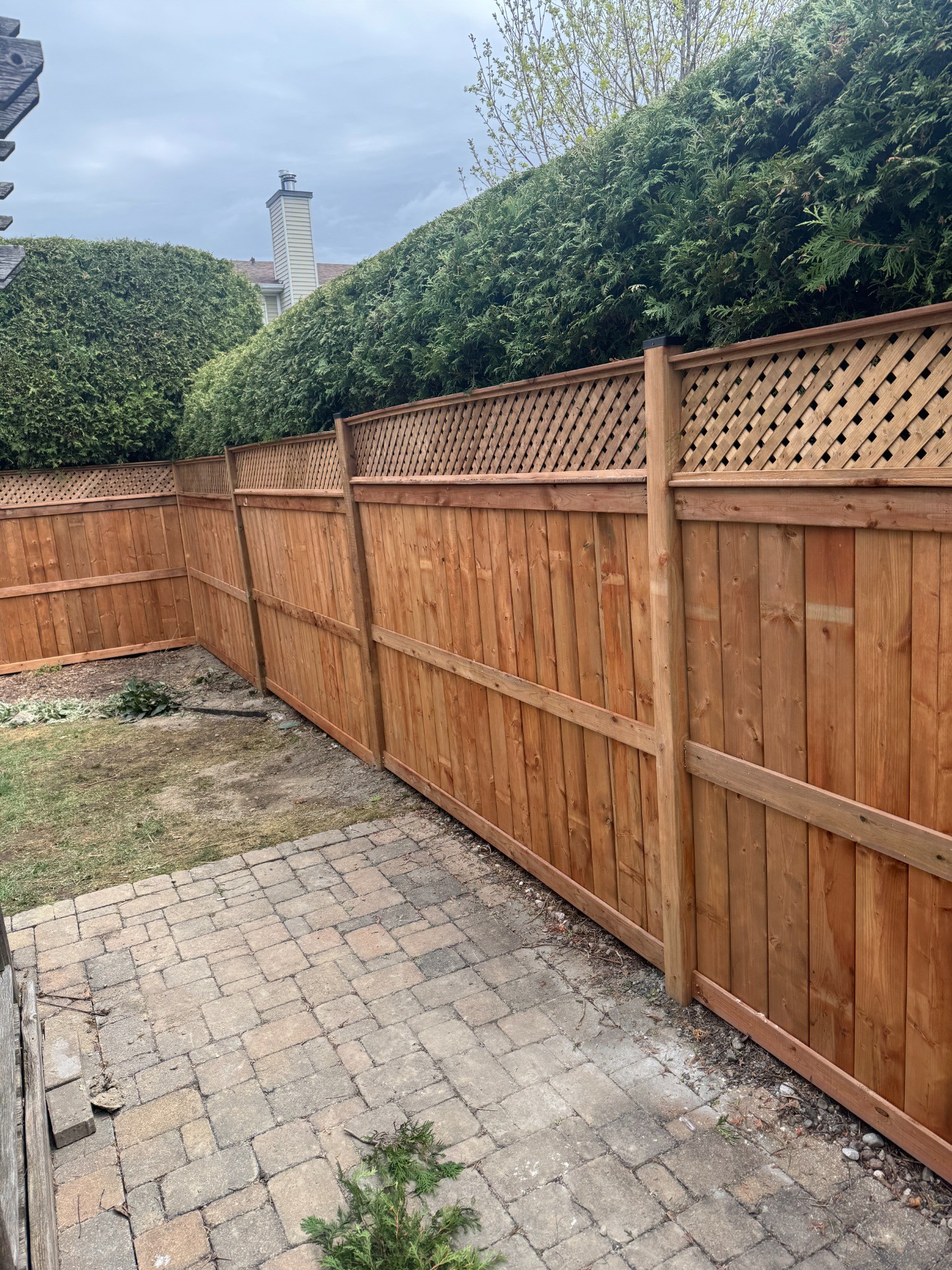 RM Modern Landscaping fence project